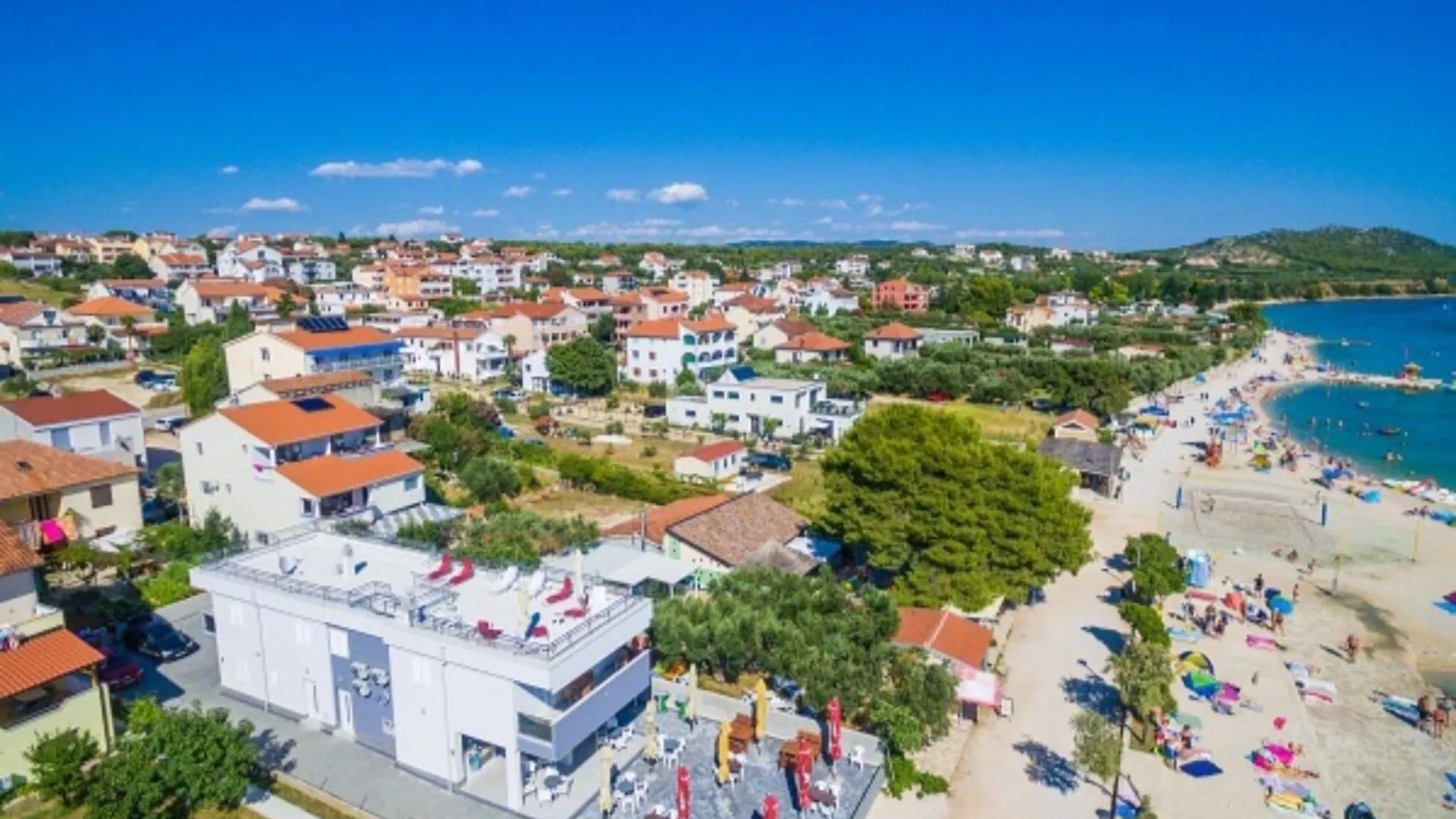 Modern Apartment Right On The Janice Beach In Pakostane Centre 50 M Away Croatia
